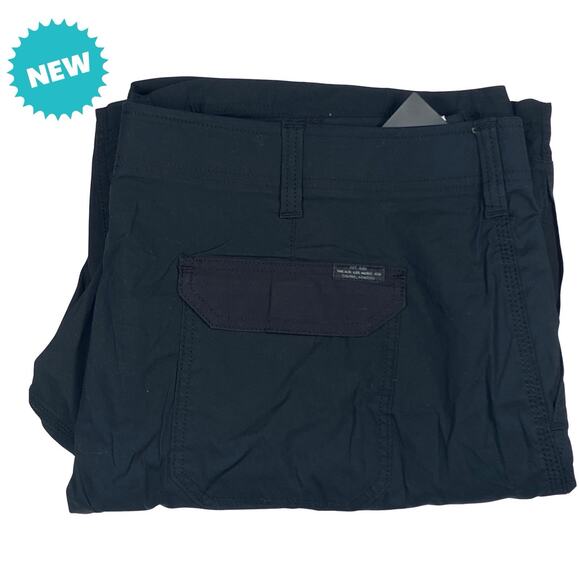 Lee Shorts Mens 46 Cargo Stretch Extreme Motion Flat Front Black Flex NWT - Picture 2 of 8